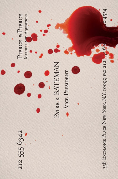 AMERICAN PSYCHO #1 | CVR E 10 COPY INCV BRUDER