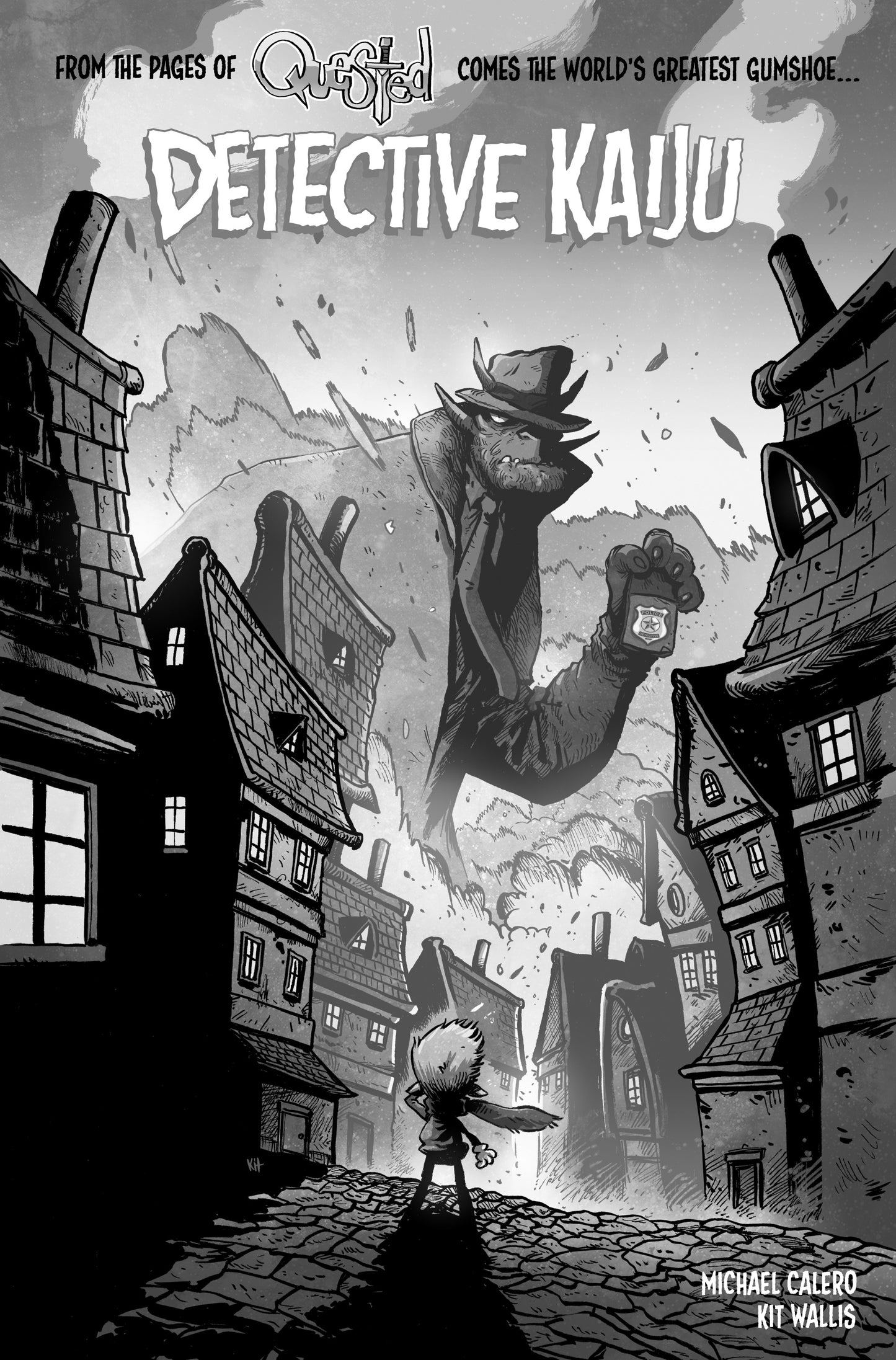 DETECTIVE KAIJU #2 (OF 4) CVR D KIT WALLIS NOIR EDITION VAR