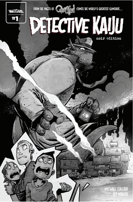 DETECTIVE KAIJU #1 (OF 4) CVR G KIT WALLIS NOIR EDITION LUNAR EXCLUSIVE VAR