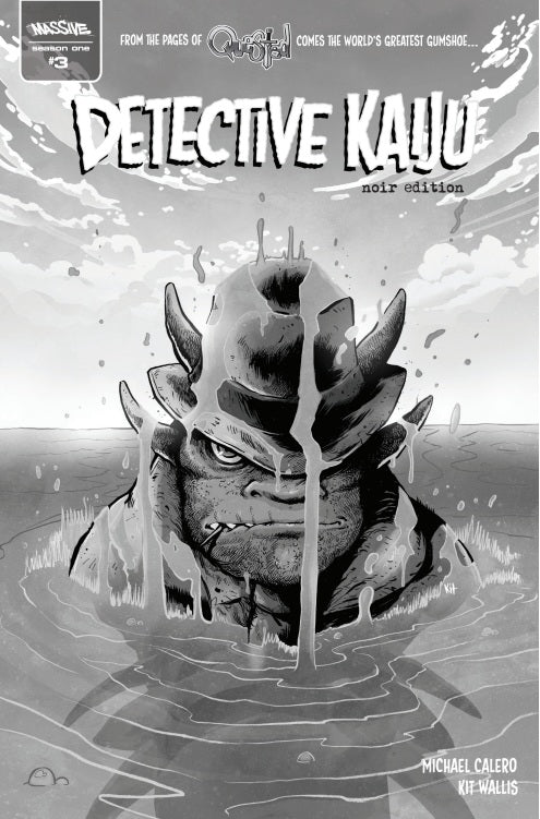 DETECTIVE KAIJU #3 (OF 4) CVR D KIT WALLIS NOIR EDITION VAR