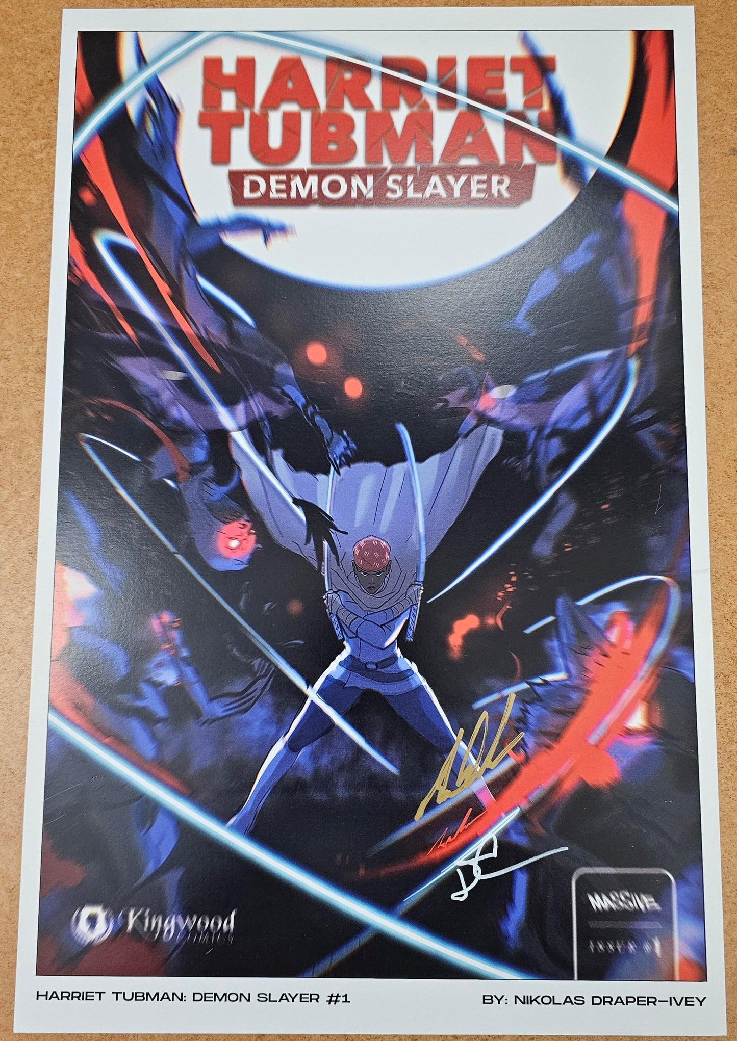 Harriet Tubman Demon Slayer 11"x17" SDCC Art Print (Signed by David Crownson & Nikolas Draper-Ivy)