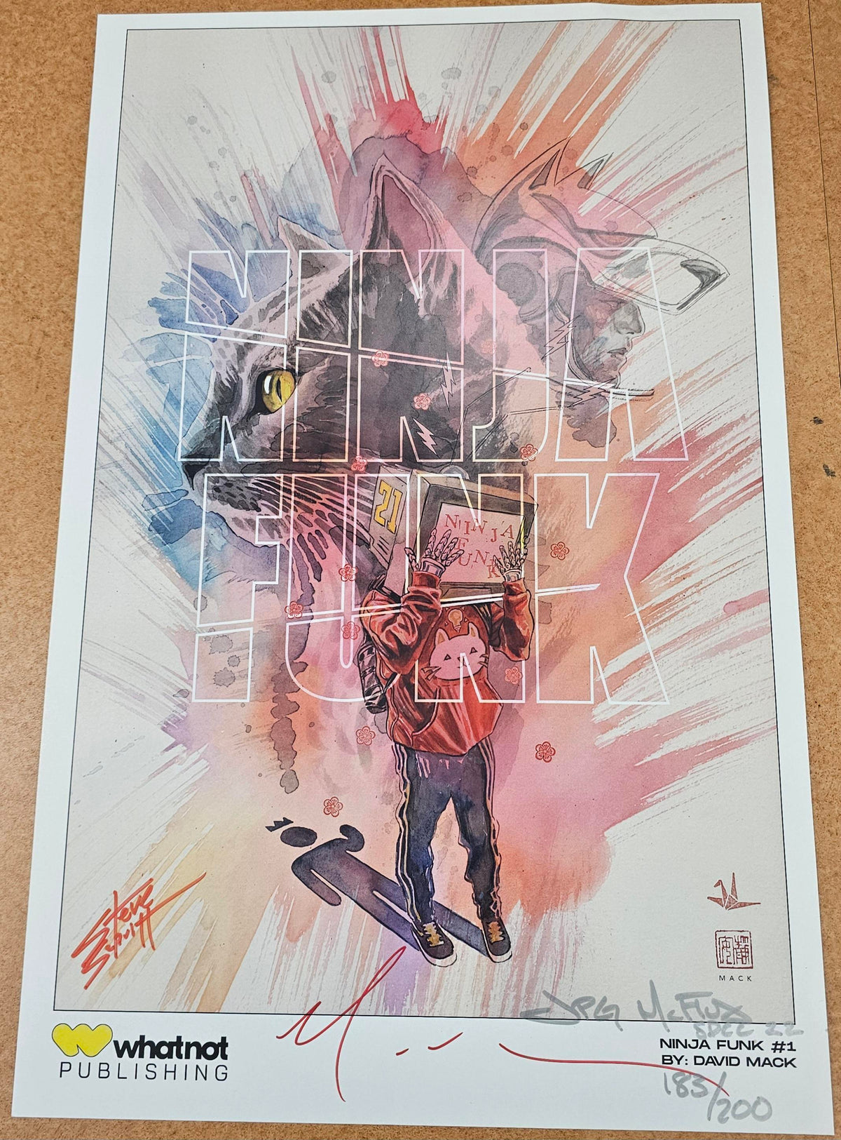 Ninja Funk 11"x17" Art Print (Signed by JPG, Schuitt, McFly, Calero)