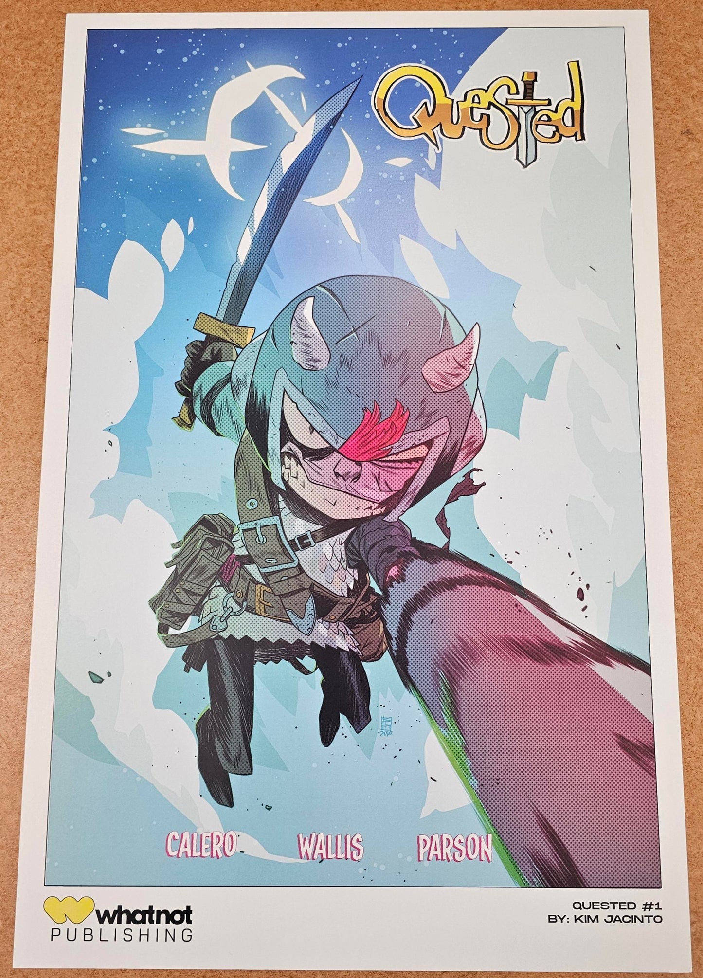 Quested 11" x 17" Art Print (Jacinto) signed by series creator Michael Calero