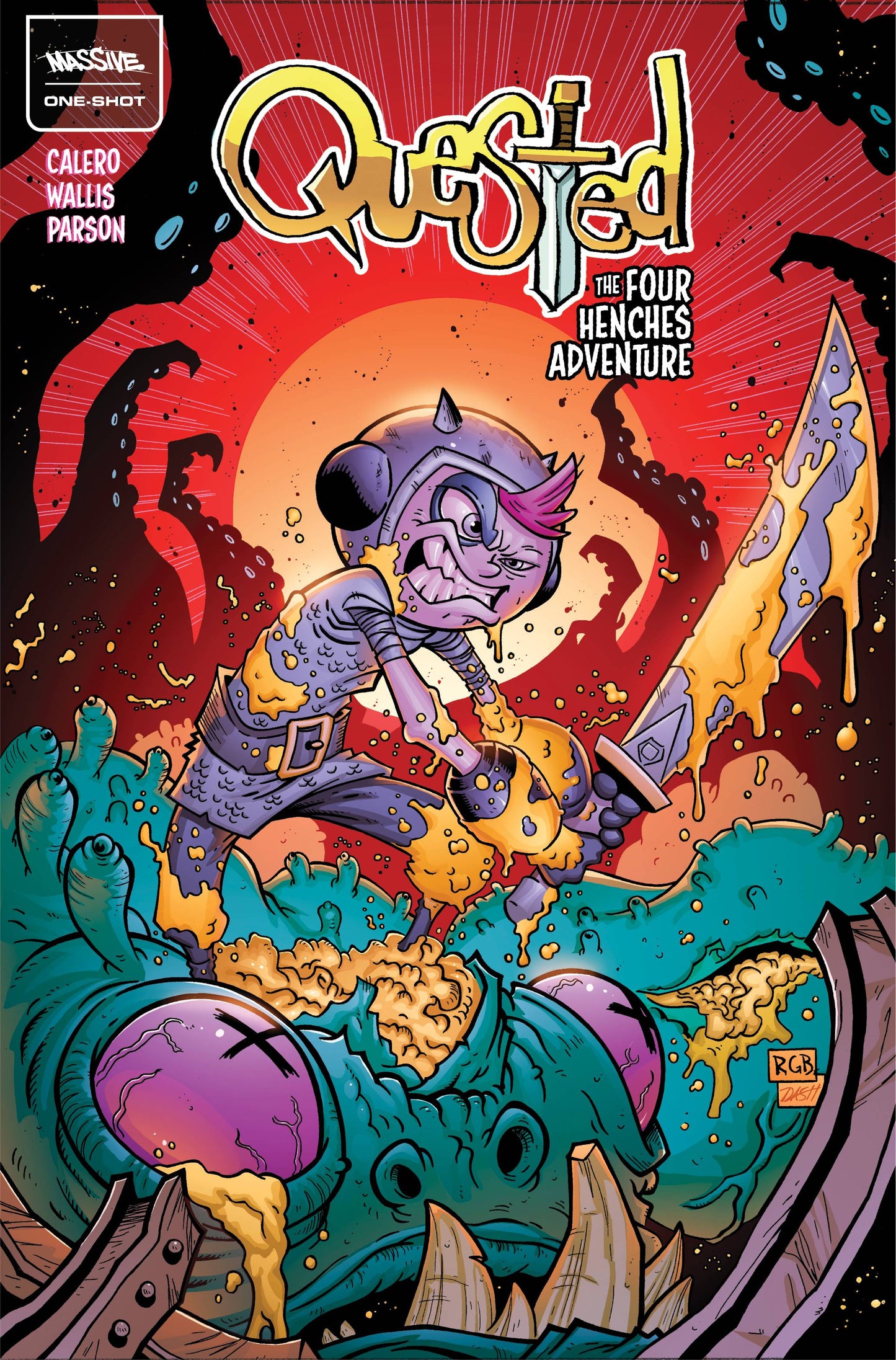 QUESTED THE FOUR HENCHES | CVR B BROWNE