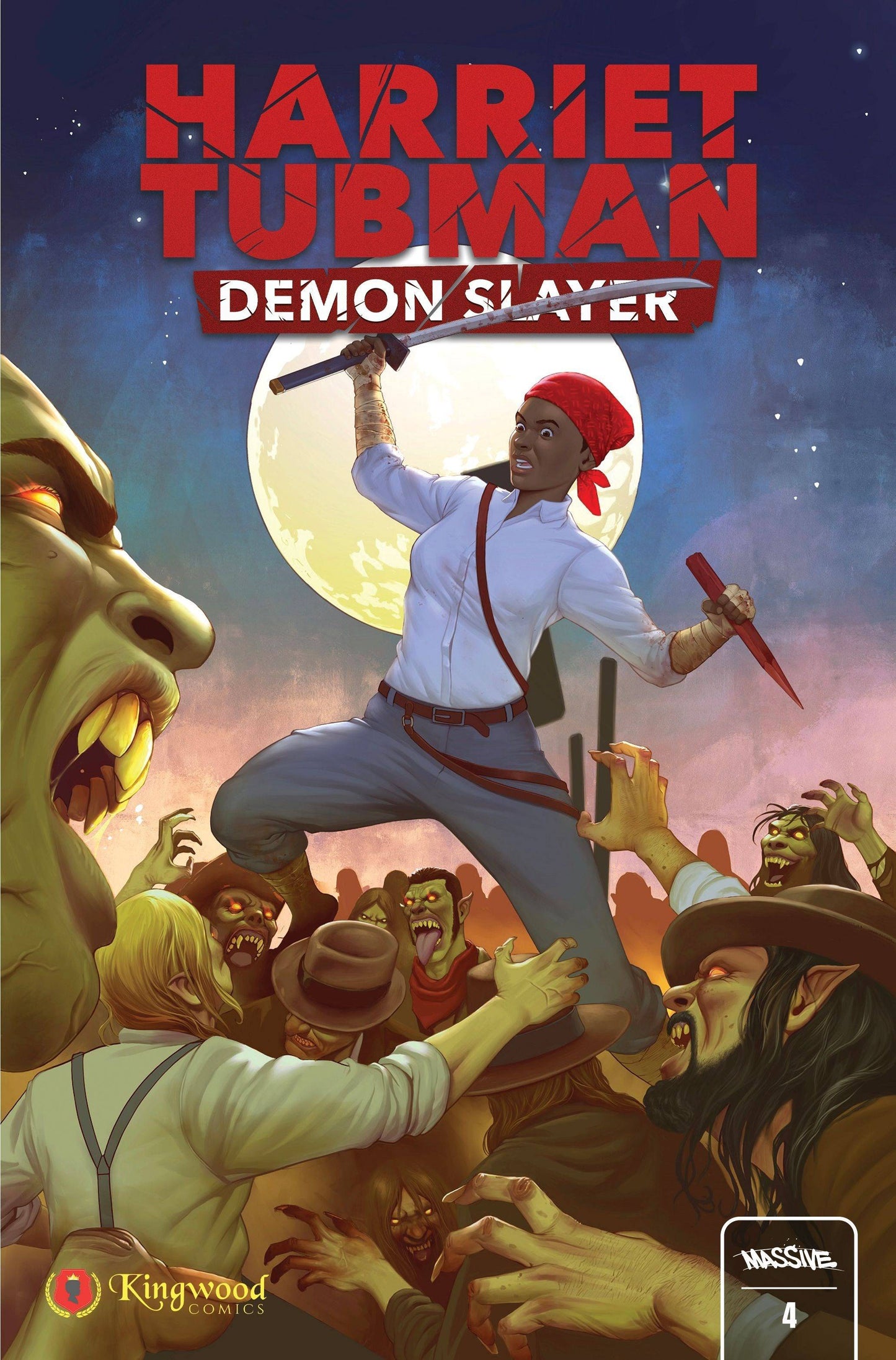 HARRIET TUBMAN: DEMON SLAYER #4 | CVR C BARNA COLOR