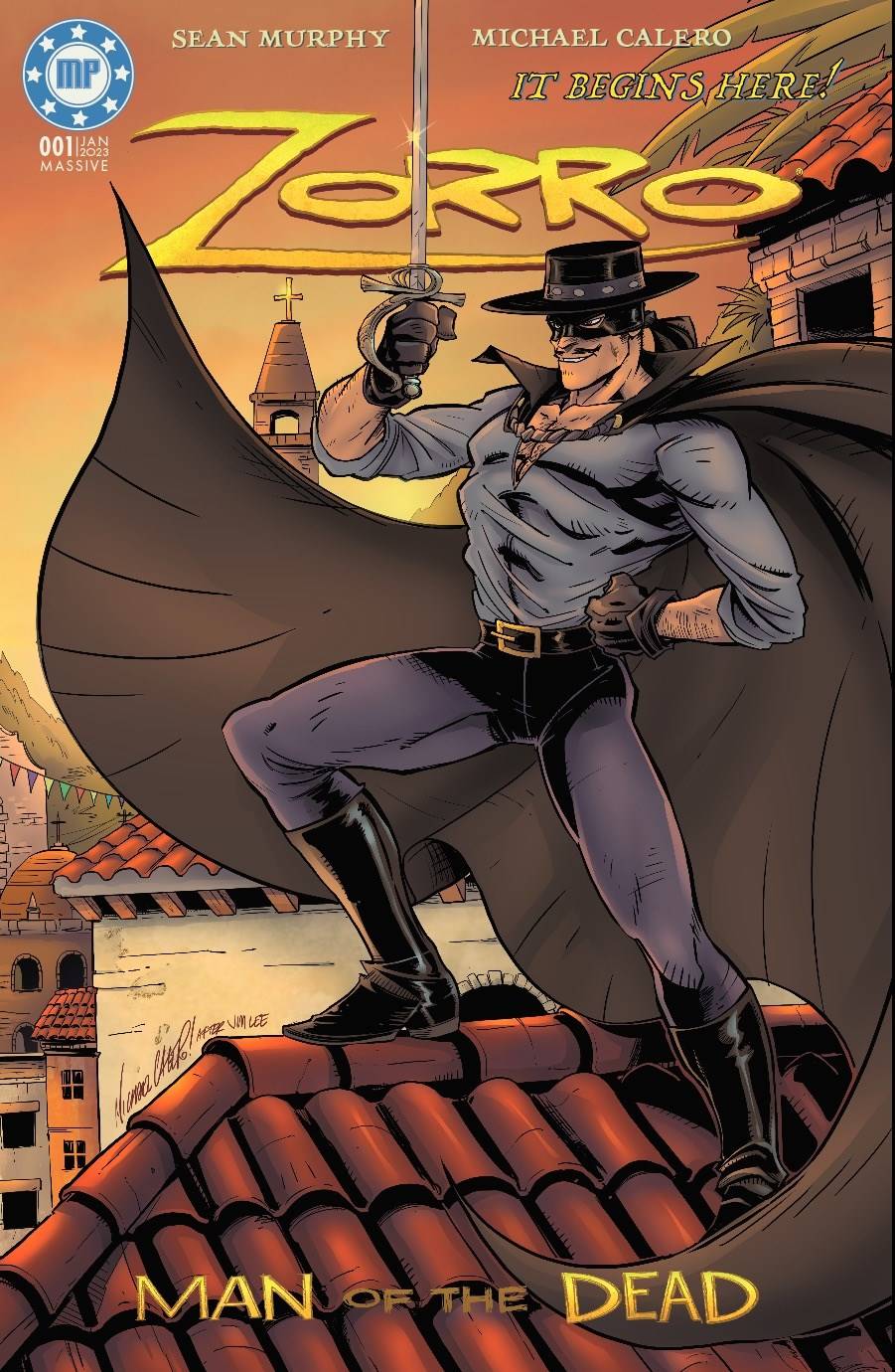 ZORRO MAN OF THE DEAD #1 | CVR D CALERO HOMAGE
