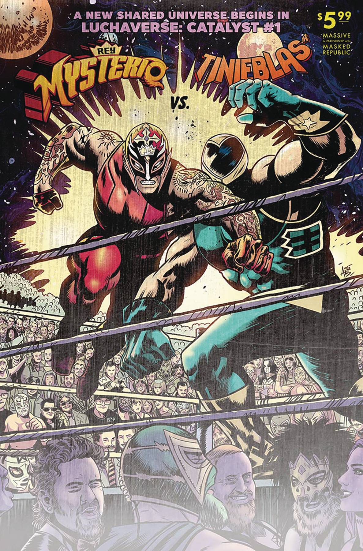 LUCHAVERSE: CATALYST #1 | CVR L BELANGER METAL