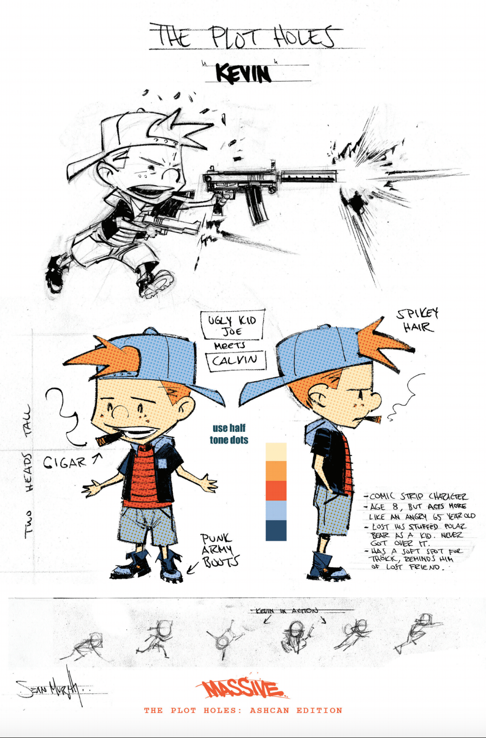 PLOT HOLES ASHCAN | CONVENTION EXCLUSIVE KEVIN FOIL DESIGN