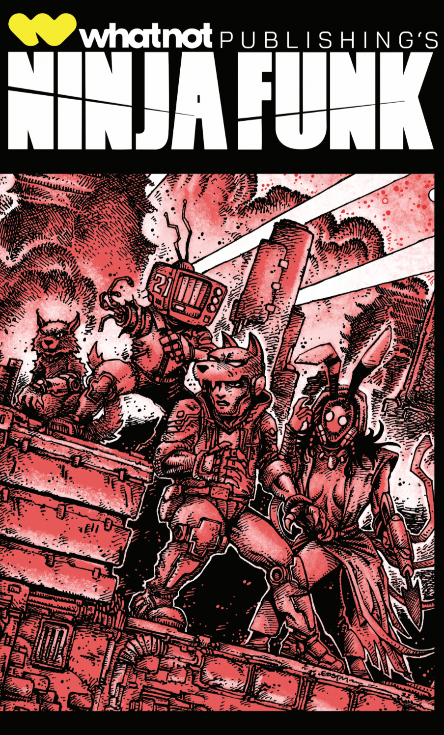 NINJA FUNK TP VOL. 1 KEVIN EASTMAN TMNT SELF-HOMAGE VARIANT (LIMITED EDITION)