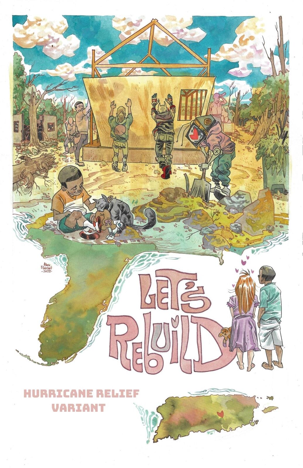 NINJA FUNK #1 (OF 4) | CVR K HURRICANE RELIEF VAR