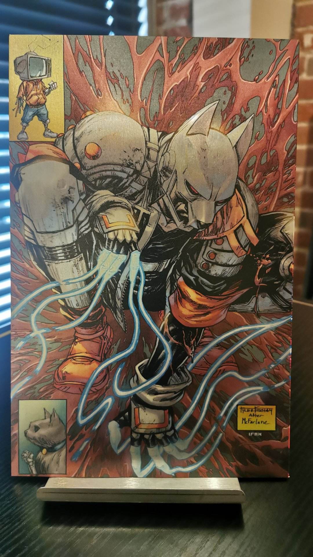 NINJA FUNK #1 | TYLER KIRKHAM ASM HOMAGE LIMITED METAL COVER