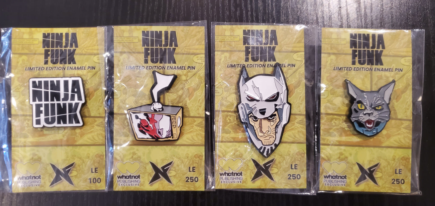NINJA FUNK LIMITED EDITION ENAMEL PINS