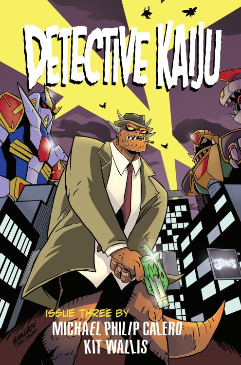 DETECTIVE KAIJU #3 (OF 4) CVR B MICHAEL CALERO NOIR HOMAGE VAR