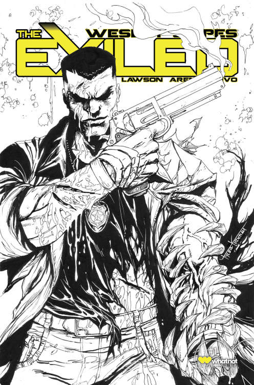 THE EXILED #1 (OF 6) | WHATNOT BATTLE DAMAGE VAR B&W