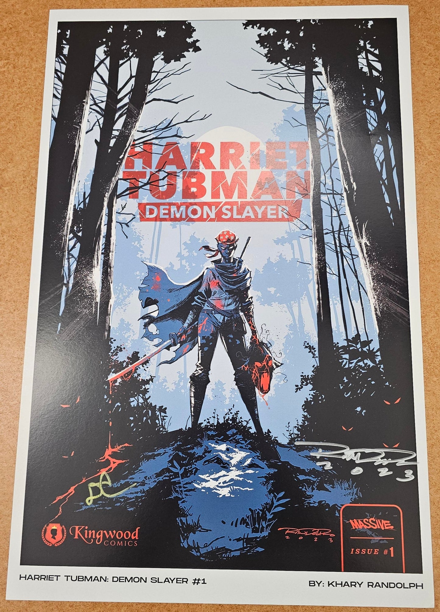 Harriet Tubman Demon Slayer 11"x17" Art Print (Signed by David Crownson & Khary Randolph)