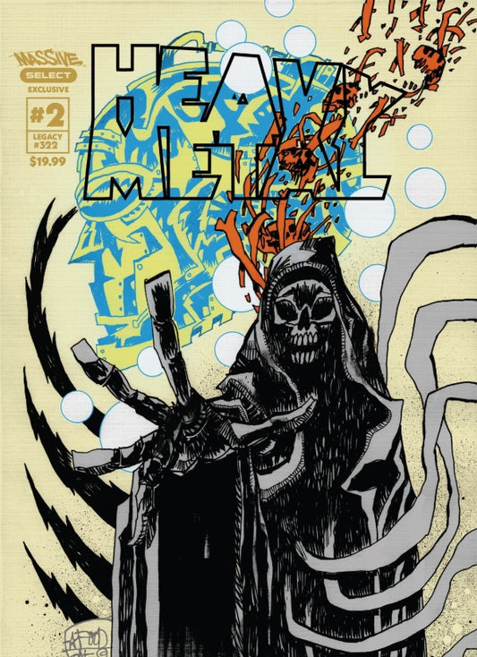 HEAVY METAL MAGAZINE #2 MASSIVE SELECT EXCLUSIVE JIM MAHFOOD