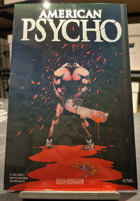 AMERICAN PSYCHO #1 CVR WALLIS BLACK METAL | SDCC EXCLUSIVE