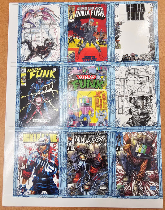 Ninja Funk 1st Edition We Want the Funk Uncut Card Set