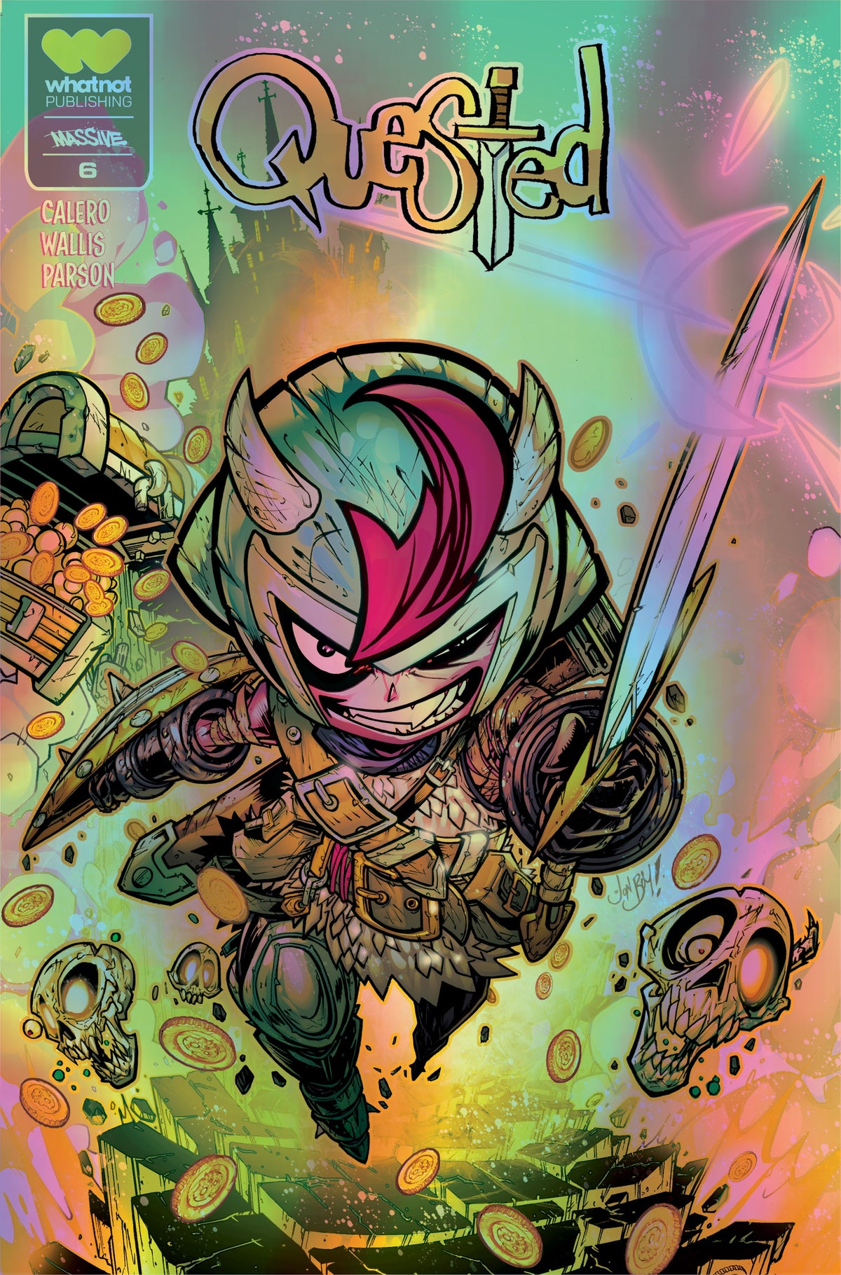 Jon Quested QUESTED #6 | JONBOY FOIL LTD 100 – Massive Publishing | Comic Book ...