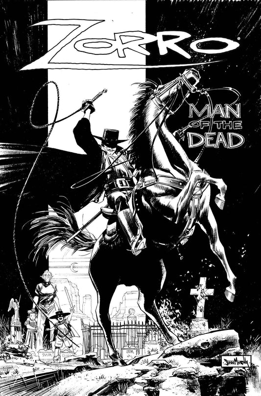ZORRO MAN OF THE DEAD #1 | CVR H 50 COPY INCV MURPHY B&W