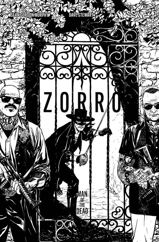 ZORRO MAN OF THE DEAD #3 | CVR D 10 COPY INCV SOOK B&W