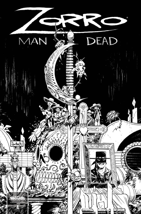 ZORRO MAN OF THE DEAD #4 | CVR B MURPHY B&W