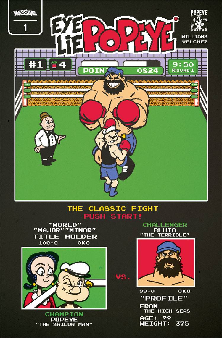 EYE LIE POPEYE #1 | CVR D VIDEO GAME HOMAGE