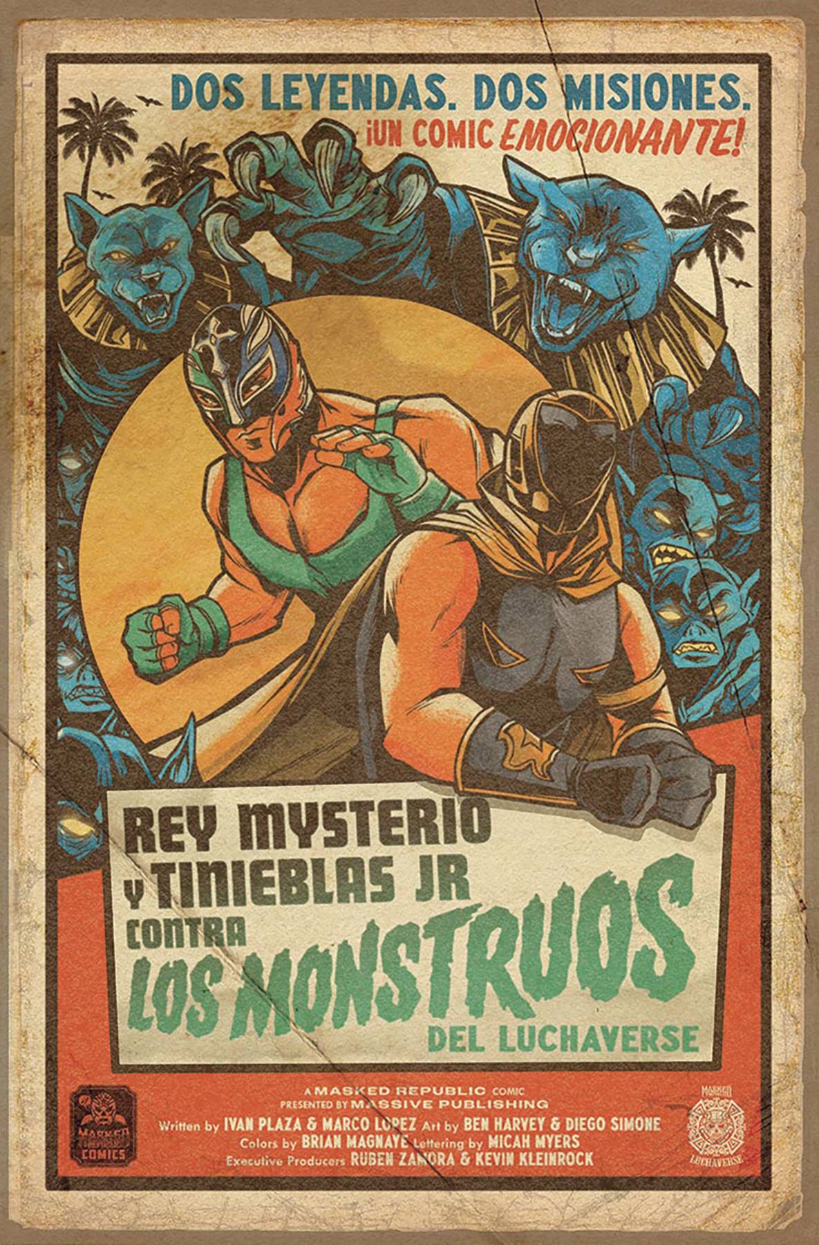 LUCHAVERSE: CATALYST #1 | CVR H 25 COPY INCV POSTER HOMAGE