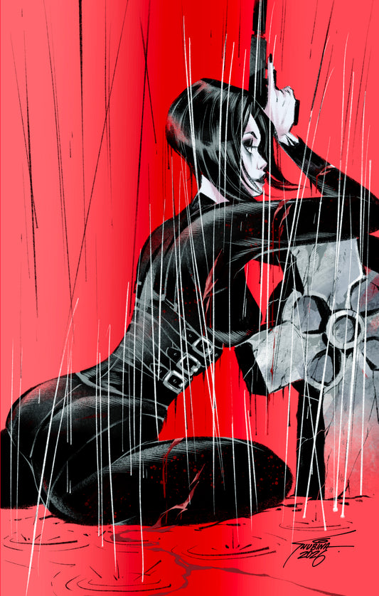 THE CROW: FLESH & BLOOD #1 RED VIRGIN METAL (LMTD TO 25) SVETA SHUBINA "DEVIL'S NIGHT EXCLUSIVE"