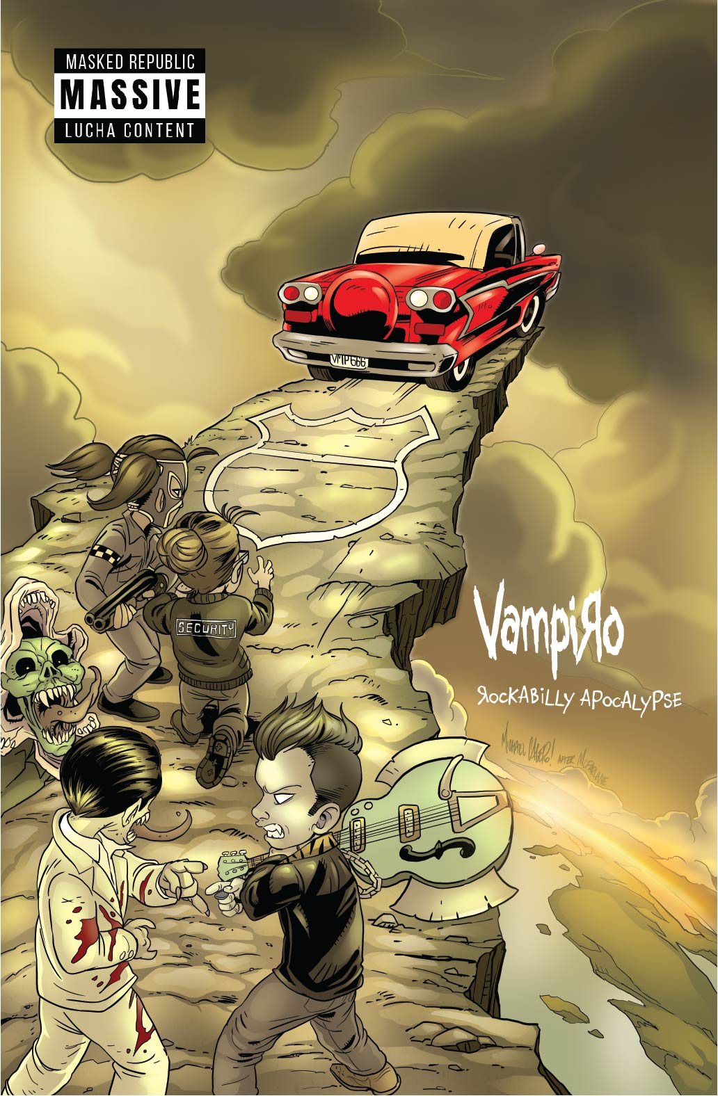 VAMPIRO ROCKABILLY APOCALYPSE #1  | CVR D ALBUM HOMAGE